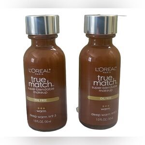 L'Oreal Paris True Match Foundation Deep Warm W9.5 NEW